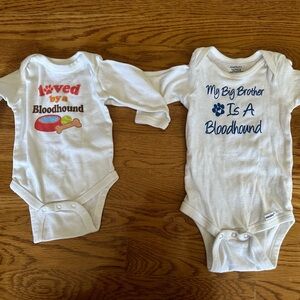 Bloodhound themed onesies
